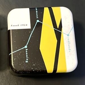 Collectible Fossil Watch Tin
